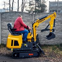 1 Ton Mini Excavator Manufacturer EPA Engine Digger 1000 Kg Agricultural Customizable EURO 5 Mini Excavator For Sale