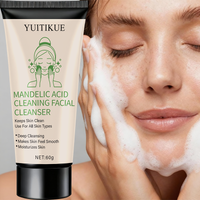YUITIKUE Facial Cleanser 60g - Mandelic Acid Formula, Gentle Deep Cleansing, Moisturizes & Controls Oil