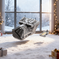 545pcs MOC Imperial Ambunaut Hover Stretcher ANDOR Star Battle Model Building Blocks Construction Christmas Gifts Toy Kids