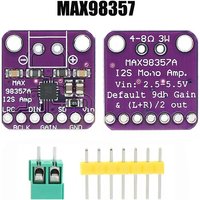 1-20PCS MAX98357 I2S 3W Class D Amplifier Breakout Interface DAC Decoder Module Filterless Audio Board For Raspberry Pi ESP32