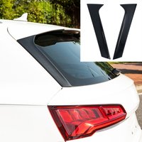 For Audi Q5 FY SQ5 2017 2018 2019 2020 2021 2022 ABS Carbon Fiber Car Rear Window Spoiler Side Wing Trim Cover Accessories