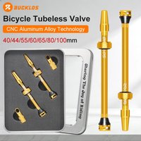 AliExpress BUCKLOS Bicycle F/V Tubeless Presta Valve for MTB Road Bike Tire Valve 40/44/55/60/65/80/100mm Bicycle Valves Cycling Parts
