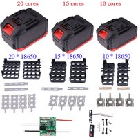 Li-ion Battery Case BSM Protection Circuit Board PCBA For Hongsong Jingmi For Makita Lithium Ion Batteries DC Charging Input 21V