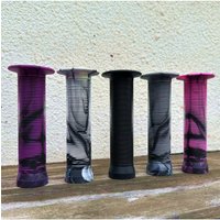 AliExpress Aofda Universal Mountain Bike Grip Mixed-color Striped Rubber Anti-skid Folding Car Cycling Handlebars Bicycle Soft Grips Parts