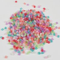 5MM 1000PCs Glow in Dark Pixel Puzzle Iron Beads for kids Hama Beads Diy High Quality Handmade Gift toy