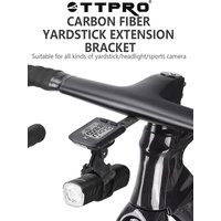 AliExpress TTPRO Carbon Fiber Bike Computer Holder 143mm Lightweight 14g Speedometer Stopwatch Mount for Garmin Road & Mountain Bikes
