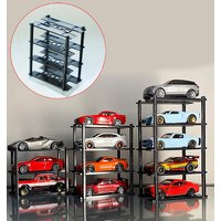 1PCS 1/64 1/43 Scale Model Car Multi-layer Display Stand 2/3/4/5 Layers 3D Printed Storage Rack Parking Shelf DIY Assembly Parts
