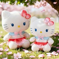 30CM anime Hello Kitty cosplay sailor costume plush doll PP cotton stuffed cartoon pillow doll Kawaii sofa pillow ornament gift
