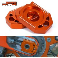 Rear Chain Adjuster Axle Blocks For KTM SX SXF XC XCF EXC EXCF XCW XCFW 85 125 150 200 250 300 350 450 Motorcycles Parts CNC
