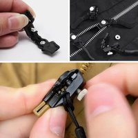 6/3PC Universal Zipper Lock Slider, Quick Release Detachable Repair Part for Jackets, Luggage Bags & Backpacks