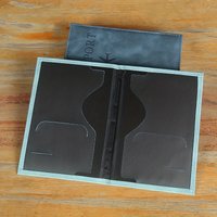 PU Simple Passport Protector Passport Holder Ticket Holder
