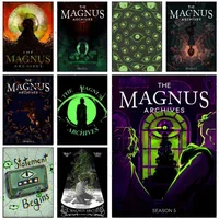 Game The M-Magnus A-Archives Poster Self-adhesive Art Waterproof Paper Sticker Coffee House Bar Room Wall Decor