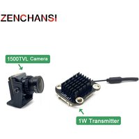 Over 5km fpv suit 5.8G 48CH 1000mW adjustable Wireless AV Transmitter Lancher +CMOS 1500TVL fpv camera for FPV Multicopter