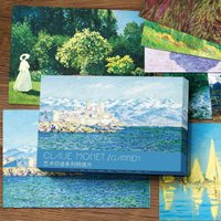 30 Sheets/LOT New Claude Monet Oil Painting Postcard Vintage Monet Art Painting Postcards Greeting Wish Card Fashion Gift