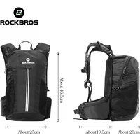 ROCKBROS Hiking Bags Cycling Backpack Bicycle Rainproof Sport Bags Camping Outdoor Traveling Breathable High Capacity Backpack