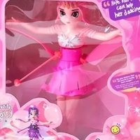 Feitian Fairy Dance Simulation Helicopter Gesture Induction Machine Rotating Flying Toys, Glowing Sensing Children's Toy Gifts