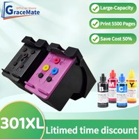 301XL Refillable CISS Ink Cartridge Compatible HP 301 HP301 for HP Deskjet 3050 3054 3060 3510 3512 Envy 4500 4501 4502 5530