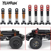 YEAHRUN 4Pcs 37/45mm Metal Adjustable Shock Absorber Damper for Kyosho Jimny 1/18 MINI-Z 4×4 JEEP Wrangler Hilux 1/24 RC Car