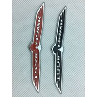 AliExpress NONE High-quality Modification 3D Metal Car Stickers Little Red Eagle 12X1.8cm Scratch Cover DIY Car Decoration Accessories