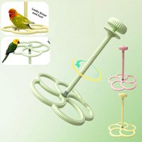 360° Rotating Parrot Windmill Cage Toy Parrot Entertainment Mental Stimulation Interactive Parrot Bird Cage Accessories