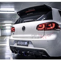 Auto Part Rear Roof Spoiler Lip Wing Spoiler for Volkswagen VW Golf 6 MK6 VI GTI R20 2010-2013 ABS Plastic Rear Wing Lip Spoiler