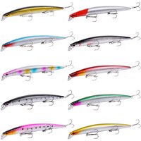 10pcs Fake Bait Hard Minnow Crankbait Fishing Lures Set Of Wobbler For Pike Trolling Fishing Tackle 18cm 24g Artificial Bait Kit