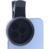 Mobile Phone Adjustable Dimming Mirror Mobile Phone Filter 37mm Clip-on ND 2-400 Density Filter For Universal Cell Phone Lens