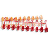 10pcs/lot Red Yellow XT60 Plug Rubber Terminal Insulated Protective Cover Caps Case Suitable For RC Lipo Battery RedOrange Color