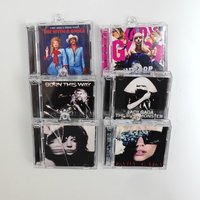 Lady Gaga Mini Album CD NFC Music Keychain High-quality Acrylic Support Keychains with Stylish Appearance