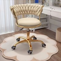 Dressing Chair,Swivel Adjustable Height Vanity Stool, Accent Chair for Bedroom Makeup, Salon, Spa & Home Office