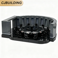 1155pcs Star Movie MOC Death Star Conference Room Diorama Model Building Blocks DIY Assembling Brick Toys MOC-250689