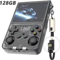 128G R36xx 3.5 Inch IPS Screen New Upgrade Retro Portable Handheld Game Console with WiFi Online Battle, Best Gift ,128G 64G