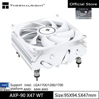 Thermalright AXP90-X47, radiateur refroidi par air de format ITX, 47 mm, 4 caloducs, système de refroidissement de processeur à pression descendante, compatible avec les sockets