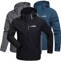 DIRTFOX Men's Waterproof Cycling Jacket Mountain Bike Clothing Outer Bicycle Raincoat Mtb Jacket Cortavientos Impermeable Hombre