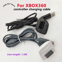 1-2PCS Game Console Controller USB Charging Cable 1.5m For Xbox 360 Wireless Controller Connection Cable Charging Cable