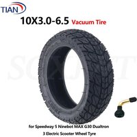 10x3.0-6.5 Tubeless Tire 10 Inch for Speedway 5 Ninebot MAX G30 Dualtron 3 Electric Scooter 70/65-6.5 10x2.70-6.5 Wheel Tyre