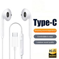 XK-Wired Headphones HiFi Surround Sound Type C/Lightning Earphones 3.5mm With Mic Headset For Xiaomi Samsung Huawei