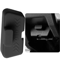 Silicone Car OBD Port Dust Cover Handle Design OBD Port Lock Protector Sleeve Caps Waterproof Dustproof Car Accessories