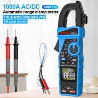 CM88Pro 1000A AC DC True RMS Auto Range Clamp Meter Digital Clamp Meter VFD INRUSH Amperie Capacitance K Type Temp Ohm Hz Tester
