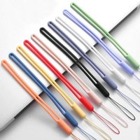 Short Silicone Wrist Strap Hand Lanyard Keychain Keycord Hanging Rope For Phone iPhone PLR Samsung Camera GoPro USB Flash Drives