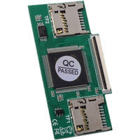 New Ultra-thin Model Dual TF (Micro SD) To CE ZIF Adapter Converter for IPod Video Classic Industrial PC DVR NVR IFlash Modding