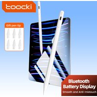 Toocki Bluetooth Stylus for Apple Pencil Palm Rejection Compatible with iPad pro Mini Air 2022-2018 With Replaceable Pen Tip