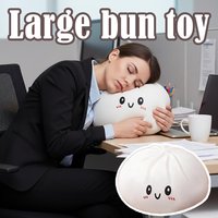 Large Dumpling Pillow Squishes Stress Balls Fidget Sensory Toys Simulation Food Squishies Bun Squeeze Dough Ball Gifts