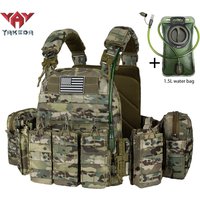 YAKEDA outdoor hunting vest with 1.5L water bag modular free combination accessory set