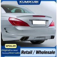 For Mercedes SL Class R231 Spoiler FRP Or Carbon Fiber Rear Trunk Boot Spoiler Wing SL550 500 350 400 SL63 65 2013+