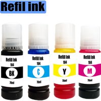 104 Refill Dye Ink For Epson Eco Tank L1110 L3100 L3110 L3111 L3116 L3150 L3151 L3156 L3160 5190 Desktop Printer