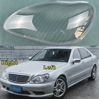 Für Benz S-Klasse W220 2015-2017 Front scheinwerfer abdeckung transparente Maske Scheinwerfer Lampen schale ersetzen original Lampen schirm Plexiglas