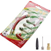 1 Set Inflating Needle Kits Needle Hose Sports Ball Basketball Football Volleyball Bike Tire Tube Inflator Kit Air Pump Tool
