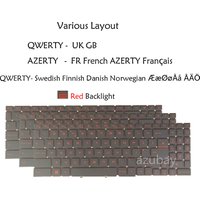 NE UK FR AZERTY Keyboard For MSI Katana GF66 GF76 11SC 11UE 11UD 11UC, Bravo 15 B5DD, Sword 15 17 A11SC A11UG A11UE A11UC A11UD,