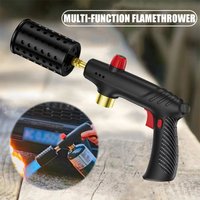JOBON Large Cooking Blow Gun with Safety Lock Propane Kitchen Food Torch Head for Grill Outdoor BBQ - Tank Not Included